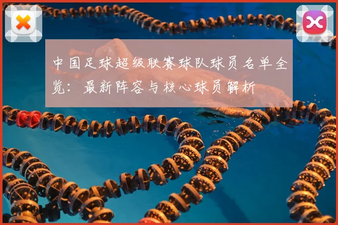 中国足球超级联赛球队球员名单全览：最新阵容与核心球员解析